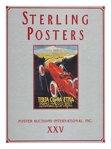 Beispielbild fr Sterling Posters: Poster Auctions International, Inc XXV (Rennert Poster Auction Reference Library) zum Verkauf von Midtown Scholar Bookstore