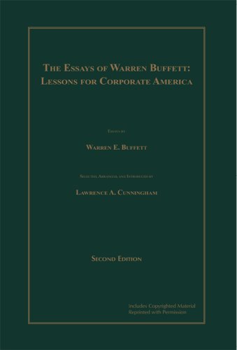 Beispielbild fr The Essays of Warren Buffett: Lessons for Corporate America, Second Edition zum Verkauf von HPB-Diamond