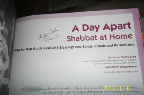 Beispielbild fr A Day Apart : Shabbat at Home zum Verkauf von Better World Books: West