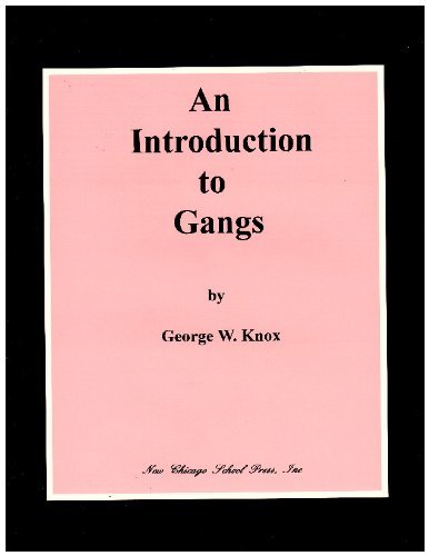 Beispielbild fr An introduction to gangs zum Verkauf von Sessions Book Sales