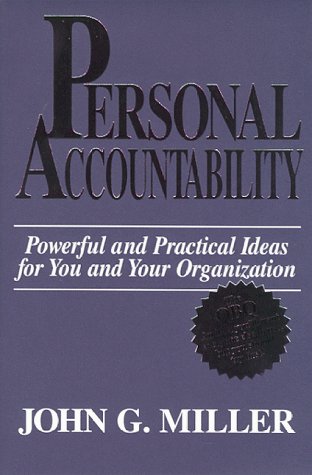 Imagen de archivo de Personal Accountability a la venta por Once Upon A Time Books