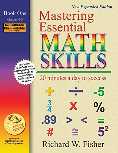 Stock image for Mastering Essential Math Skills: 20 Minutes a Day to Success, Book 1: Grades 4-5 for sale by Books Unplugged