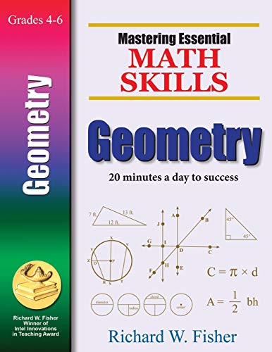 Stock image for Mastering Essential Math Skills GEOMETRY Grades 4-6 for sale by HPB-Red