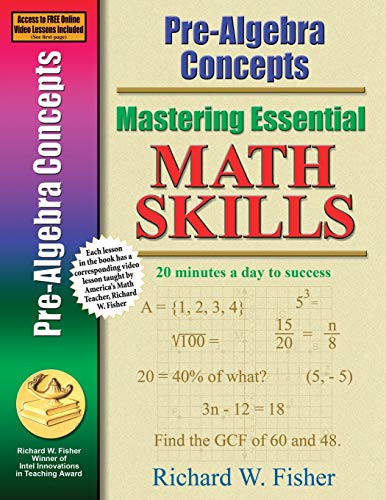 Stock image for Mastering Essential Math Skills: Pre-Algebra Concepts for sale by ThriftBooks-Atlanta