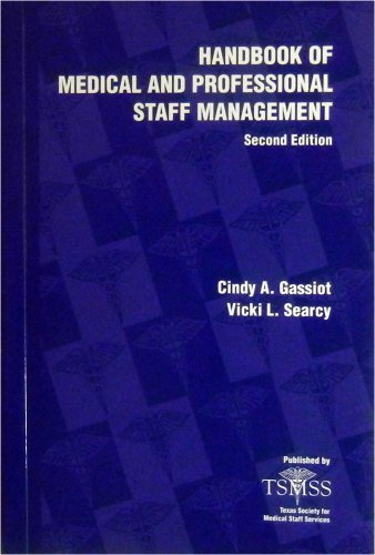 Stock image for Handbook of medical and professional staff management for sale by HPB-Red