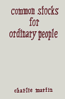 Common Stocks for Ordinary People
