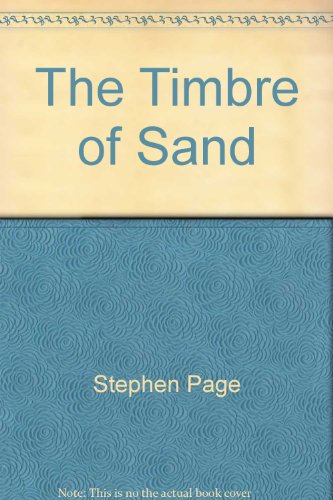 The Timbre of Sand.