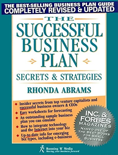 Beispielbild fr The Successful Business Plan: Secrets and Strategies (Successful Business Plan Secrets and Strategies, 3rd ed) zum Verkauf von Wonder Book