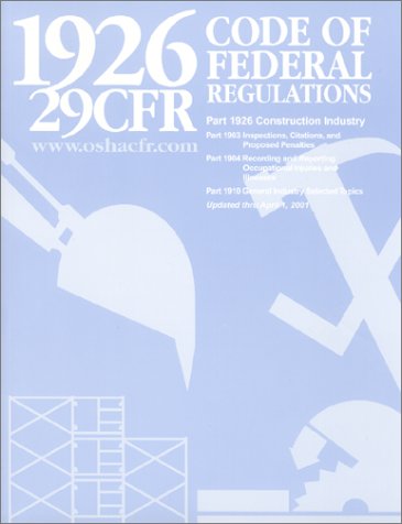 Beispielbild fr 29 CFR 1926 The OSHA Construction Industry Standards zum Verkauf von HPB-Red