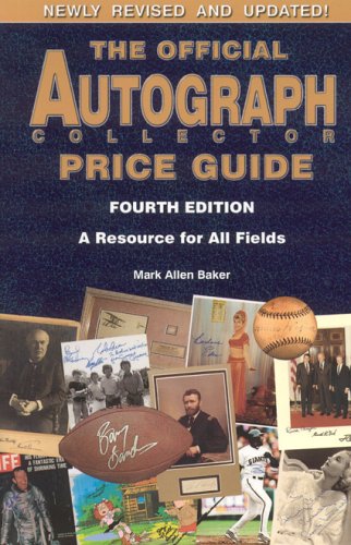 Stock image for The Official Autograph Collector's Price Guide for sale by Better World Books