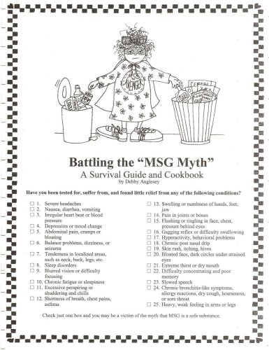 Stock image for Battling the MSG Myth for sale by SecondSale