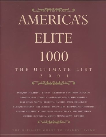 Stock image for America's Elite 1000: The Ultimate List 2001 for sale by ThriftBooks-Dallas