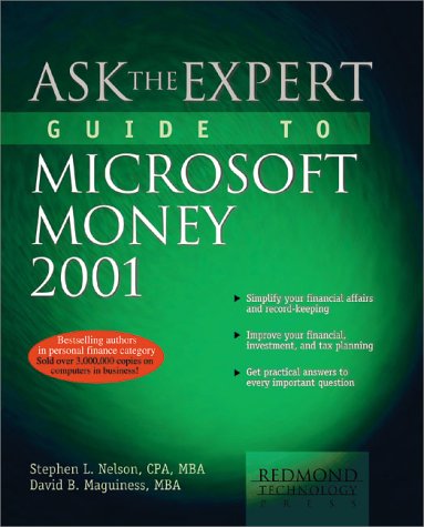 9780967298122: Ask the Expert Guide to Microsoft Money 2001