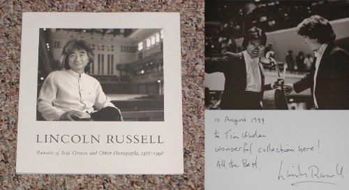 Lincoln Russell: Portraits of Seiji Ozawa and other photographs, 1978-1998 (9780967309705) by James A. Ganz; John Stevenson