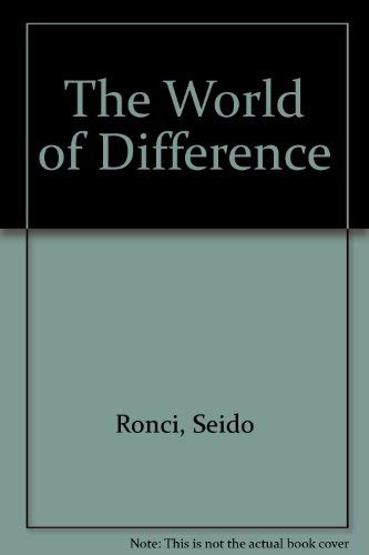 Stock image for The World of Difference for sale by Raritan River Books