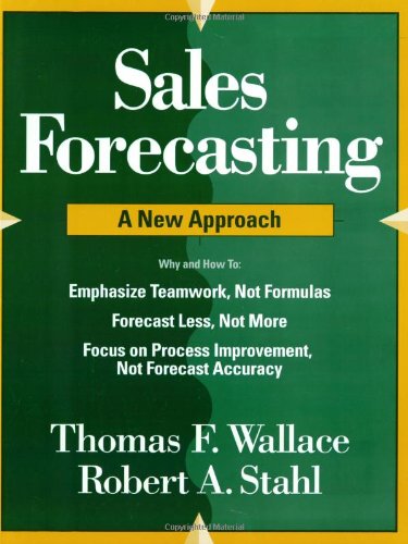 Imagen de archivo de Sales Forecasting: A New Approach a la venta por SecondSale