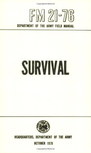 Imagen de archivo de US Army Survival Manual: FM 21-76 a la venta por SecondSale