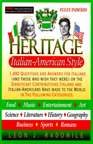 Imagen de archivo de Heritage Italian-American Style a la venta por Better World Books: West