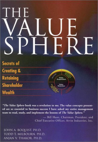 Beispielbild fr The Value Sphere: Secrets of Creating and Retaining Shareholder Wealth zum Verkauf von SecondSale