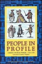 Beispielbild fr People in profile: Christ Church Parish, 1720-1750 zum Verkauf von SecondSale