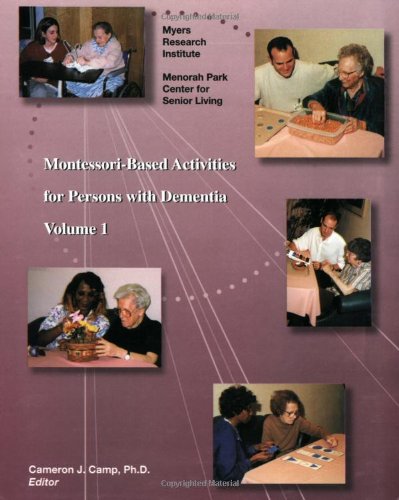 Beispielbild fr Montessori-Based Activities for Persons with Dementia zum Verkauf von SecondSale