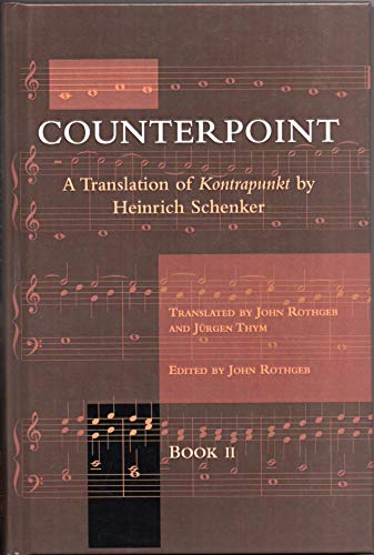 9780967809922: Counterpoint: A Translation of Kontrapunkt (Book 2)