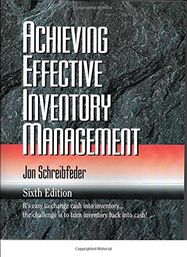 Stock image for Achieving Effective Inventory Management, 6th Edition for sale by HPB-Red
