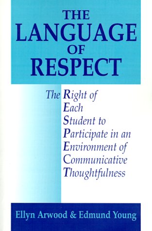 Stock image for The Language of Respect for sale by Books From California