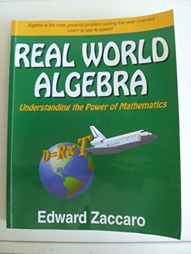 

Real World Algebra: Understand