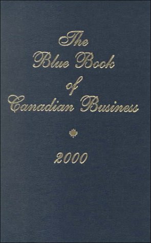 Stock image for The Blue Book of Canadian Business 2000 for sale by ThriftBooks-Atlanta