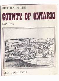 HISTORY OF THE COUNTY OF ONTARIO