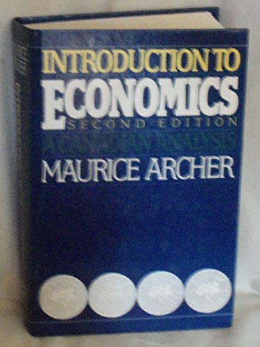 Imagen de archivo de Introduction to Economics: A Canadian Analysis a la venta por Better World Books