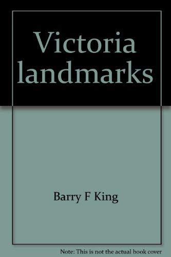 Stock image for Victoria Landmarks for sale by Antiquarius Booksellers