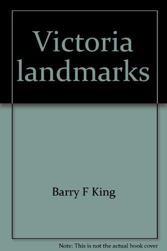 9780969234906: Victoria landmarks