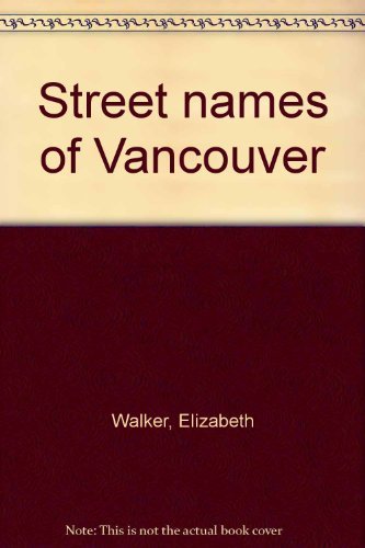 Street names of Vancouver