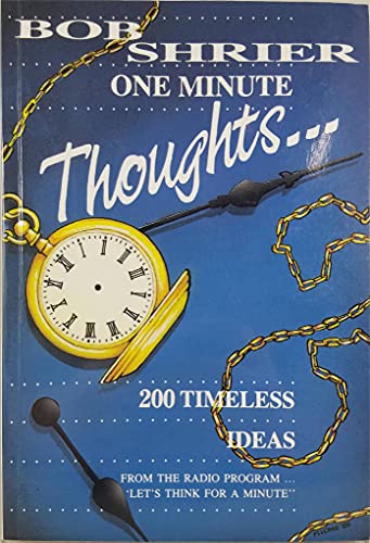 Beispielbild fr One Minute Thoughts zum Verkauf von books4u31