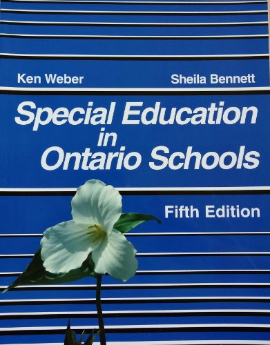 Stock image for Special Education in Ontario Schools for sale by Better World Books