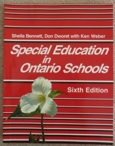Beispielbild fr Special Education in Ontario Schools zum Verkauf von Better World Books