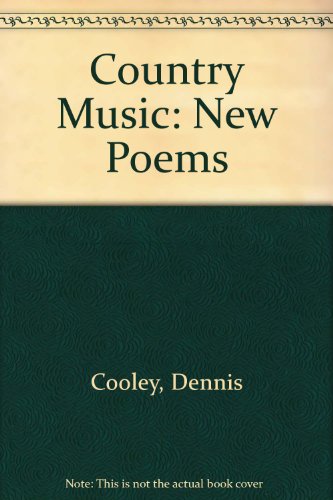 9780969348283: Country Music: New Poems
