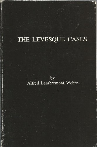 Imagen de archivo de The Levesque Cases a la venta por Writers Den