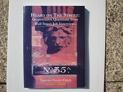 Imagen de archivo de Heard on The Street quantitative questions from Wall Street job interviews a la venta por MARCIAL PONS LIBRERO