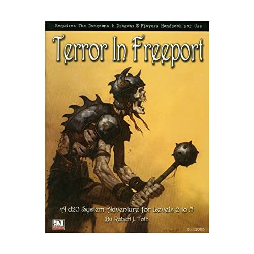 Stock image for Terror in Freeport: A D20 System Adventure for Levels 2 to 5 for sale by Books From California