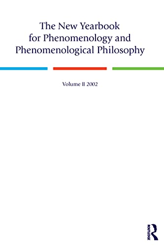 Beispielbild fr The New Yearbook for Phenomenology and Phenomenological Philosophy zum Verkauf von Blackwell's