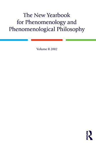 Stock image for The New Yearbook for Phenomenology and Phenomenological Philosophy for sale by Blackwell's