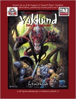 Beispielbild fr Vakhund - Into the Unknown (Fantasy Adventures & Supplements (Troll Lord Games)) zum Verkauf von Noble Knight Games
