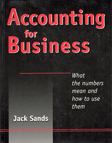 9780970246103: Accounting for Business: What the Numbers Mean and How to Use Them