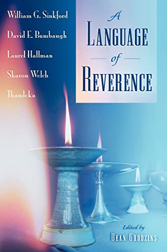 A Language of Reverence - Dean Grodzins