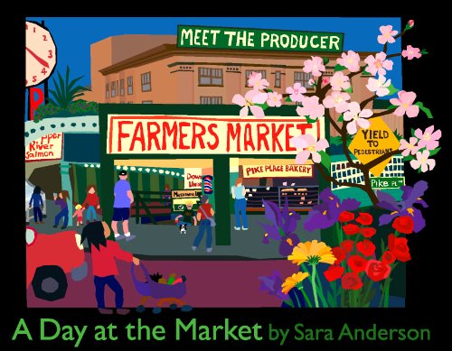 Beispielbild fr A Day at the Market zum Verkauf von SecondSale