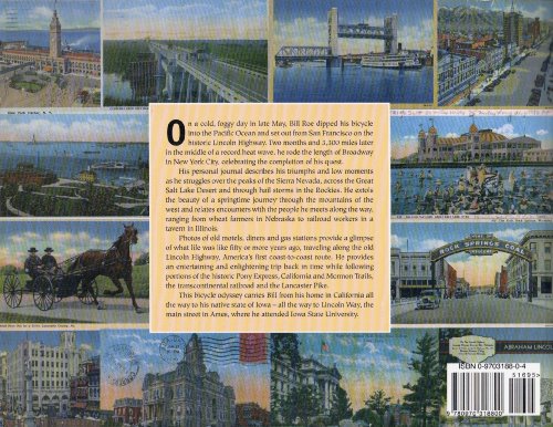 Stock image for All the Way to Lincoln Way: A Coast to Coast Bicycle Odyssey [Paperback] [Aug 25, 2000] Roe, Bill for sale by Kell's Books