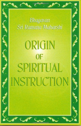 Stock image for Origin of Spiritual Instruction for sale by Bay Used Books